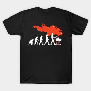 BBQ Barbecue Evolution Funny Grill T-Shirt